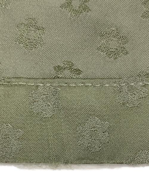 MM6 Maison Margiela（エムエムシックスメゾンマルジェラ）MM6 Maison Margiela (エムエムシックス メゾンマルジェラ) フラワージャガードミックスワンピース グリーン サイズ:Sの古着・服飾アイテム