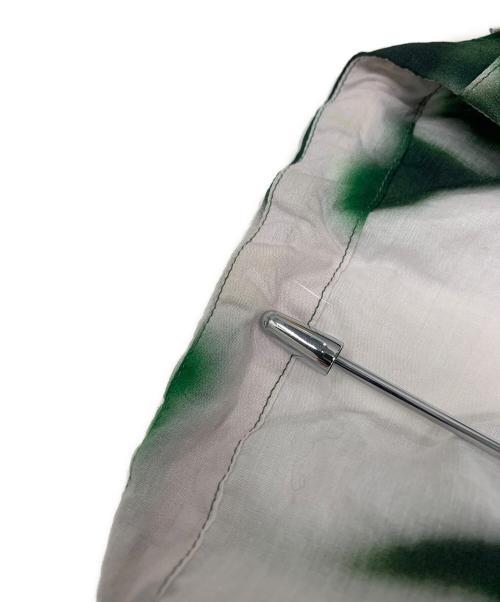 DRIES VAN NOTEN（ドリスヴァンノッテン）DRIES VAN NOTEN (ドリスヴァンノッテン) フラワープリントフレンチスリーブシャツワンピース グリーン サイズ:36の古着・服飾アイテム