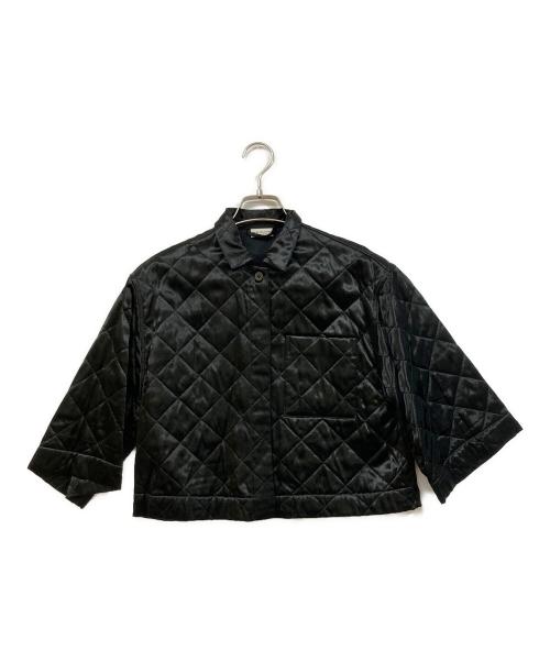 DRIES VAN NOTEN（ドリスヴァンノッテン）DRIES VAN NOTEN (ドリスヴァンノッテン) キルティングシャツジャケット ブラック サイズ:XSの古着・服飾アイテム