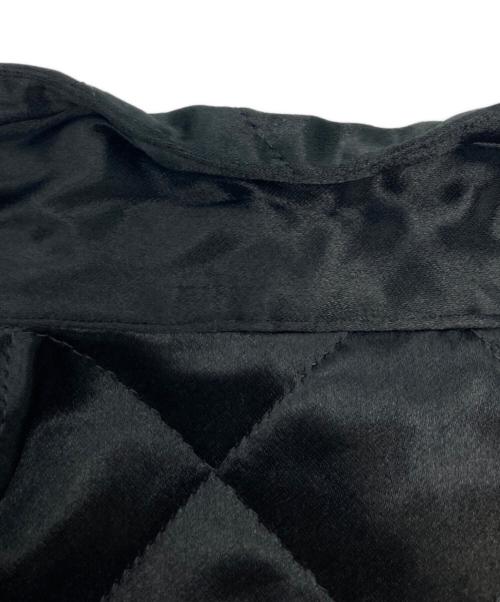 DRIES VAN NOTEN（ドリスヴァンノッテン）DRIES VAN NOTEN (ドリスヴァンノッテン) キルティングシャツジャケット ブラック サイズ:XSの古着・服飾アイテム