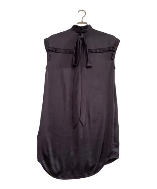 COACH（コーチ）COACH (コーチ) ノースリーブサテンドレス ネイビー サイズ:4の古着・服飾アイテム