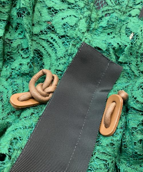 sacai（サカイ）sacai (サカイ) レースドッキングS/Sジャケット グリーン サイズ:2の古着・服飾アイテム