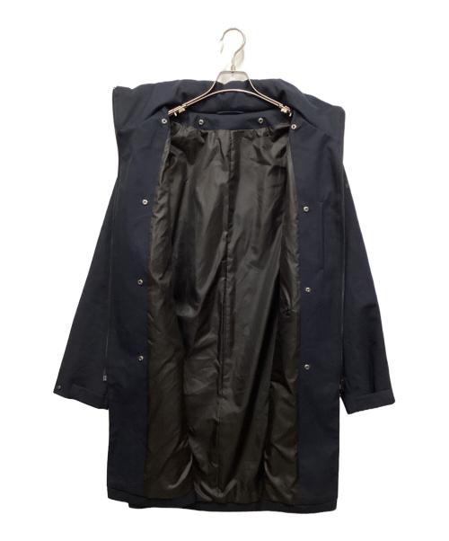 DESCENTE（デサント）DESCENTE (デサント) スタンドカラーインフードスタイリッシュコート ネイビー サイズ:Mの古着・服飾アイテム