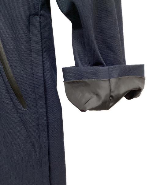 DESCENTE（デサント）DESCENTE (デサント) スタンドカラーインフードスタイリッシュコート ネイビー サイズ:Mの古着・服飾アイテム