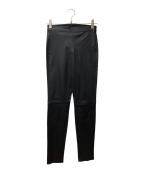 theoryセオリー）の古着「New Bristol Leather Adbelle GF」｜ブラック