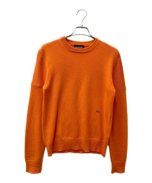 CALVIN KLEIN 205W39NYC（カルバンクライン205W39NYC）CALVIN KLEIN 205W39NYC (カルバンクライン205W39NYC) カシミヤニット オレンジ サイズ:Sの古着・服飾アイテム