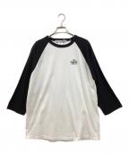 journal standard luxeジャーナルスタンダード ラックス）の古着「ラグランプリントT」｜ホワイト