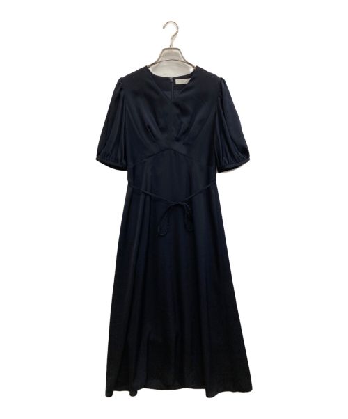 CELFORD（セルフォード）CELFORD (セルフォード) サテンワンピース ネイビー サイズ:38の古着・服飾アイテム