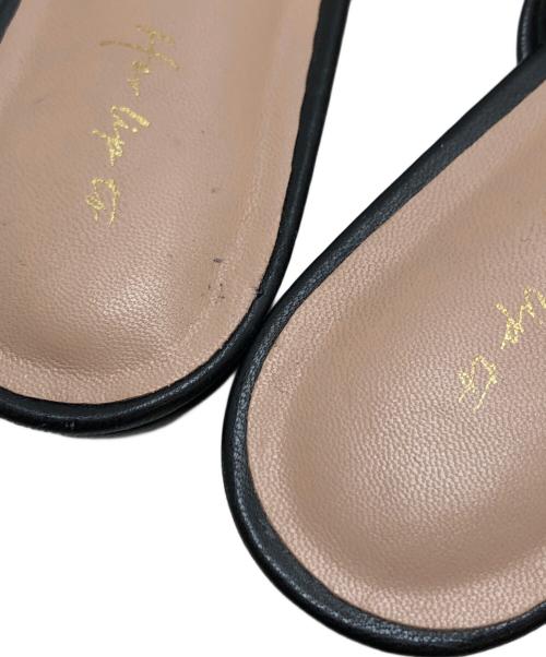 HER LIP TO（ハーリップトゥ）Her lip to (ハーリップトゥ) Big Bow Sandals ブラック サイズ:37の古着・服飾アイテム