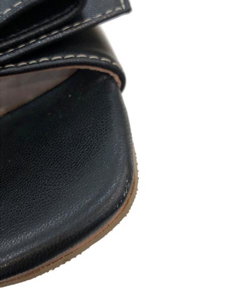 HER LIP TO（ハーリップトゥ）Her lip to (ハーリップトゥ) Big Bow Sandals ブラック サイズ:37の古着・服飾アイテム