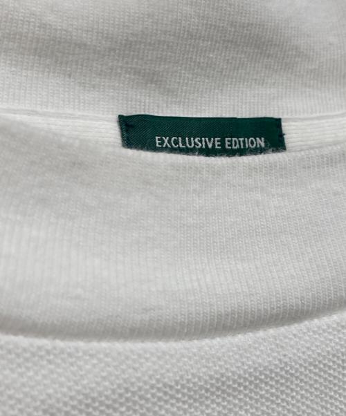 LACOSTE（ラコステ）LACOSTE (ラコステ) 別注モックネックTシャツロングスリーブ ホワイト サイズ:Mの古着・服飾アイテム