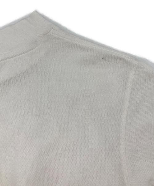 LACOSTE（ラコステ）LACOSTE (ラコステ) 別注モックネックTシャツロングスリーブ ホワイト サイズ:Mの古着・服飾アイテム