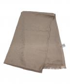 Salvatore Ferragamoサルヴァトーレ フェラガモ）の古着「ガンチーニシルク混ストール」｜ベージュ