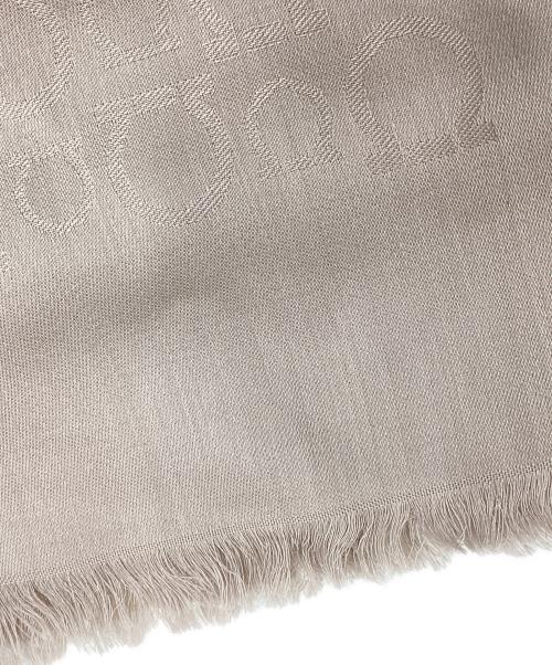 Salvatore Ferragamo（サルヴァトーレ フェラガモ）Salvatore Ferragamo (サルヴァトーレ フェラガモ) ガンチーニシルク混ストール ベージュの古着・服飾アイテム