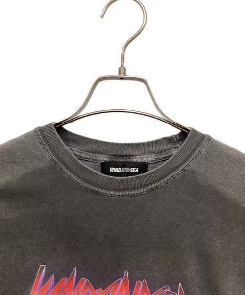 WIND AND SEA（ウィンダンシー）WIND AND SEA (ウィンダンシー) Thrash Heritage Thunder S/S Tee　(スラッシュヘリテージサンダーT) ダークグレー サイズ:Mの古着・服飾アイテム