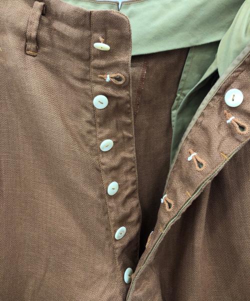 THE CIRCA BRAND（ザサーカブランド）THE CIRCA BRAND (ザサーカブランド) TROUSERS S301E ブラウン サイズ:36の古着・服飾アイテム