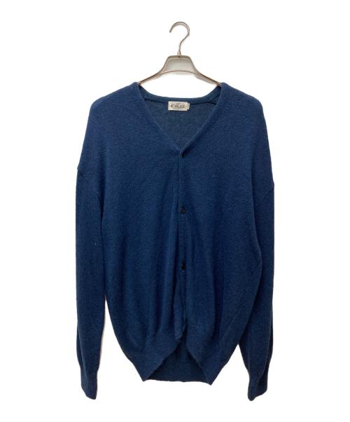CALEE（キャリー）CALEE (キャリー) 7 GAUGE MOHAIR CARDIGAN ネイビー サイズ:X-LARGEの古着・服飾アイテム