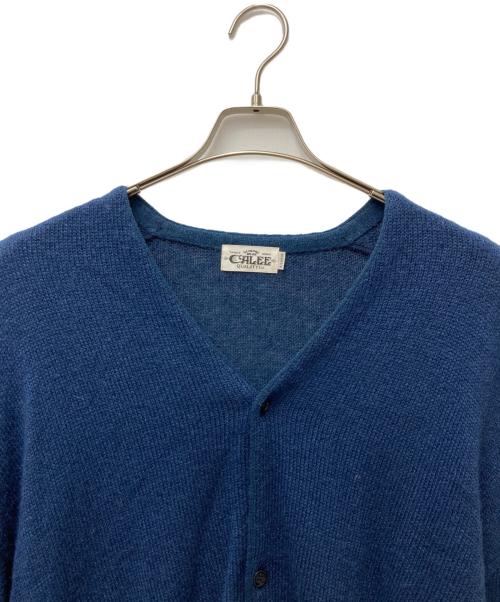 CALEE（キャリー）CALEE (キャリー) 7 GAUGE MOHAIR CARDIGAN ネイビー サイズ:X-LARGEの古着・服飾アイテム