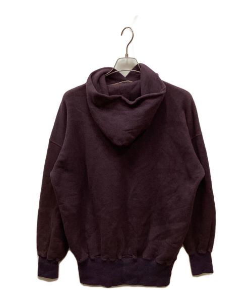 OLDE HOMESTEADER（オールド ホームステッダー）OLDE HOMESTEADER (オールド ホームステッダー) Extra Cotton Fleece / Hooded Long Sleeve パープル サイズ:46の古着・服飾アイテム