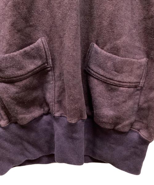 OLDE HOMESTEADER（オールド ホームステッダー）OLDE HOMESTEADER (オールド ホームステッダー) Extra Cotton Fleece / Hooded Long Sleeve パープル サイズ:46の古着・服飾アイテム