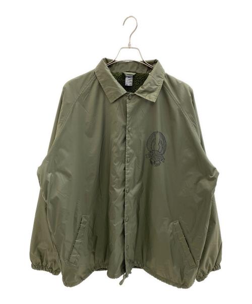 BLUE GROOVE（ブルーグルーブ）BLUE GROOVE (ブルーグルーブ) ナイロンコーチジャケット オリーブ サイズ:XLの古着・服飾アイテム