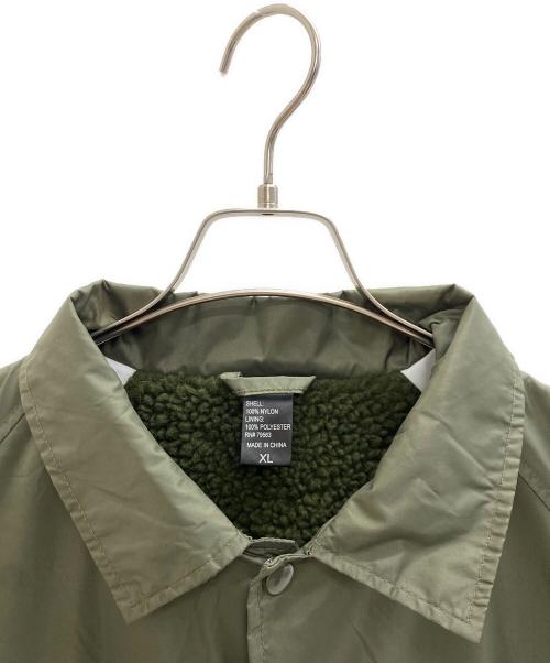 BLUE GROOVE（ブルーグルーブ）BLUE GROOVE (ブルーグルーブ) ナイロンコーチジャケット オリーブ サイズ:XLの古着・服飾アイテム