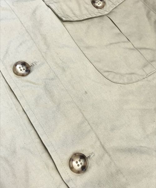 Willis & Geiger（ウィリスアンドガイガー）Willis & Geiger (ウィリスアンドガイガー) サファリジャケット ベージュ サイズ:42の古着・服飾アイテム