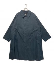 LE（エルイー）の古着「C/Pギャババルカラーコート」｜ブラック
