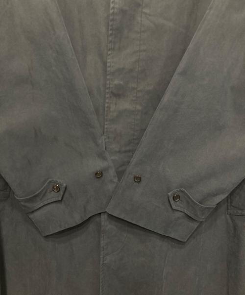 LE（エルイー）LE (エルイー) C/Pギャババルカラーコート ブラック サイズ:３の古着・服飾アイテム