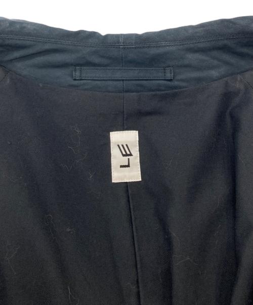 LE（エルイー）LE (エルイー) C/Pギャババルカラーコート ブラック サイズ:３の古着・服飾アイテム