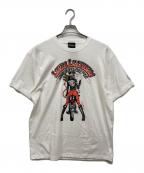 EROSTIKA×Lewis Leathersエロスティカ×ルイスレザース）の古着「プリントTシャツ」｜ホワイト