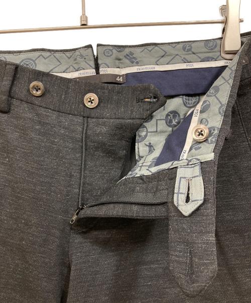 PT01（ピーティーゼロウーノ）PT01 (ピーティーゼロウーノ) TRAVELLERSTRETCH SUPER SLIM FIT チャコールグレー サイズ:44の古着・服飾アイテム