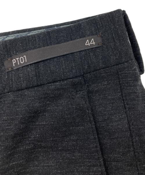 PT01（ピーティーゼロウーノ）PT01 (ピーティーゼロウーノ) TRAVELLERSTRETCH SUPER SLIM FIT チャコールグレー サイズ:44の古着・服飾アイテム
