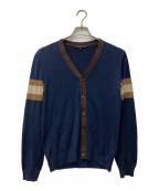 GUCCIグッチ）の古着「シルクカシミヤ混カーディガン」｜ネイビー