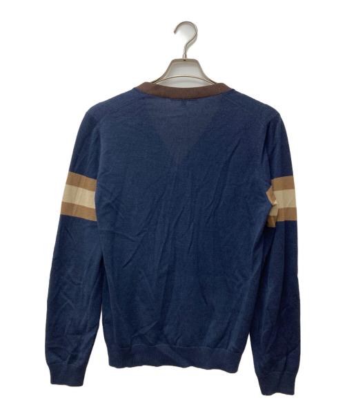 GUCCI（グッチ）GUCCI (グッチ) シルクカシミヤ混カーディガン ネイビー サイズ:Sの古着・服飾アイテム