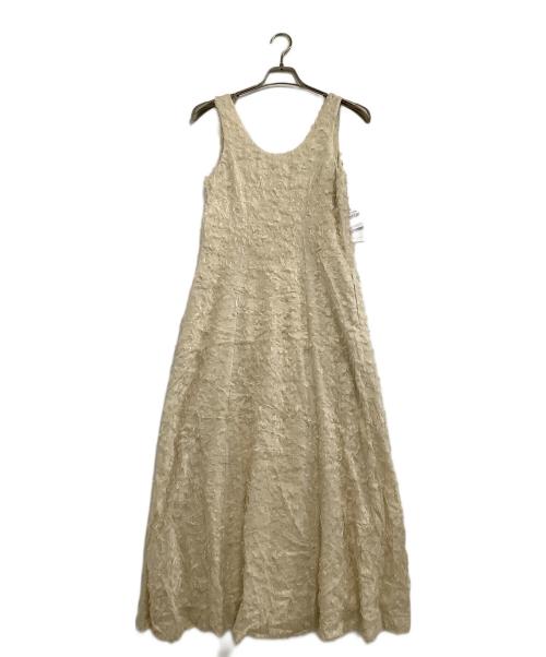 CLANE（クラネ）CLANE (クラネ) フェザーフレアワンピース アイボリー サイズ:1 未使用品の古着・服飾アイテム