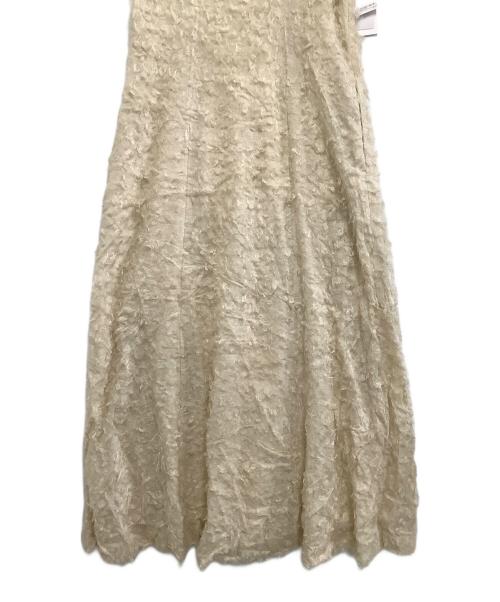 CLANE（クラネ）CLANE (クラネ) フェザーフレアワンピース アイボリー サイズ:1 未使用品の古着・服飾アイテム