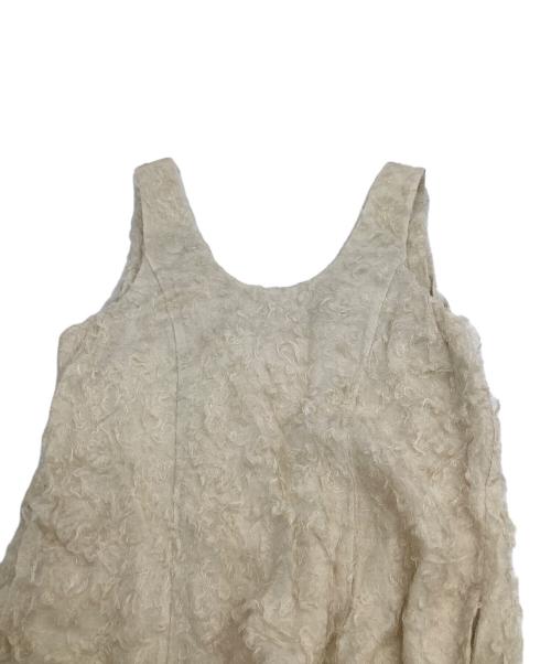 CLANE（クラネ）CLANE (クラネ) フェザーフレアワンピース アイボリー サイズ:1 未使用品の古着・服飾アイテム