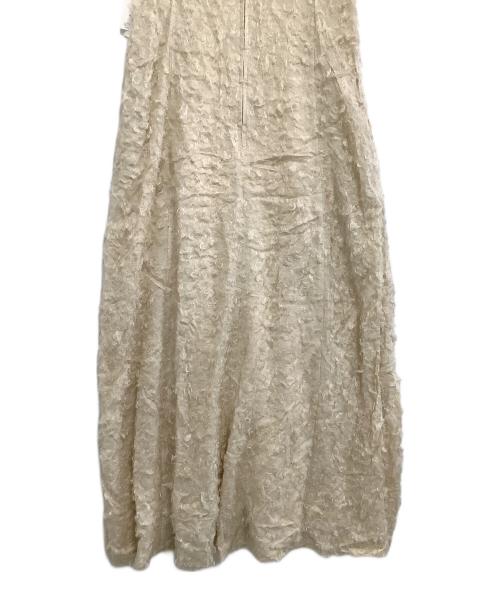 CLANE（クラネ）CLANE (クラネ) フェザーフレアワンピース アイボリー サイズ:1 未使用品の古着・服飾アイテム