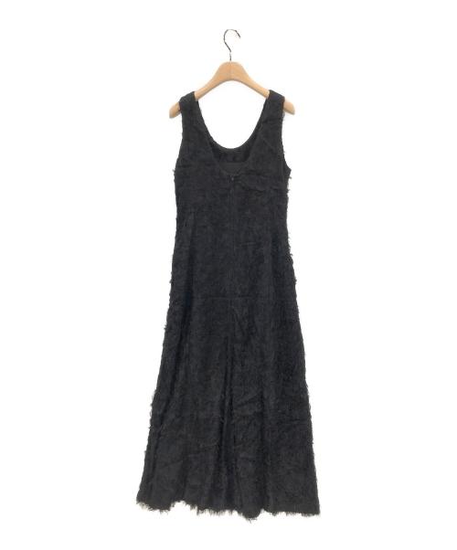 CLANE（クラネ）CLANE (クラネ) フェザーフレアワンピース ブラック サイズ:1の古着・服飾アイテム
