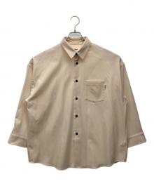 LE GLAZIK（ル グラジック）の古着「オーバーサイズ レギュラーシャツ」｜アイボリー