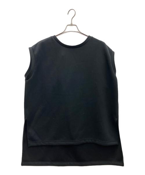 LE PHIL（ル フィル）LE PHIL (ル フィル) リサイクルダンボールジャージーカットソー ブラック サイズ:FREEの古着・服飾アイテム