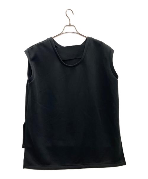 LE PHIL（ル フィル）LE PHIL (ル フィル) リサイクルダンボールジャージーカットソー ブラック サイズ:FREEの古着・服飾アイテム