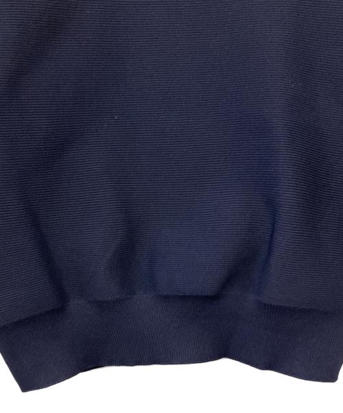 UNITED ARROWS（ユナイテッドアローズ）UNITED ARROWS (ユナイテッドアローズ) パフスリーブ ガーター ニット ネイビー サイズ:Fの古着・服飾アイテム