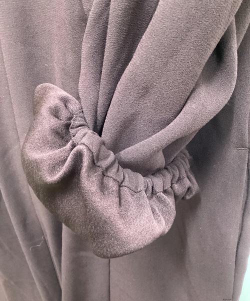 Arobe（アローブ）Arobe (アローブ) Pearl Ballon Sleeve Dress Ⅱ/パールバルーンスリーブドレ ボルドー サイズ:2の古着・服飾アイテム