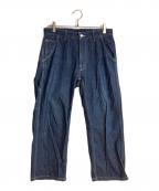 COMME des GARCONS HOMMEコムデギャルソン オム）の古着「ペインターパンツ」｜ブルー
