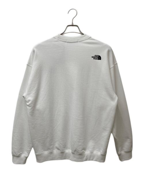 THE NORTH FACE（ザ ノース フェイス）THE NORTH FACE (ザ ノース フェイス) NEVER STOP ING Crew ホワイト サイズ:S 未使用品の古着・服飾アイテム