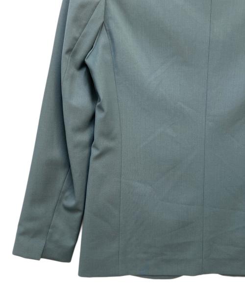 TOMORROW LAND（トゥモローランド）TOMORROW LAND (トゥモローランド) スモーキングストレッチノーカラージャケット グリーン サイズ:34の古着・服飾アイテム