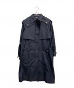 COACHコーチ）の古着「フーデッド トレンチ」｜ネイビー