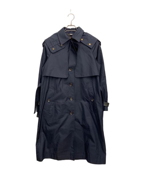 COACH（コーチ）COACH (コーチ) フーデッド トレンチ ネイビー サイズ:4の古着・服飾アイテム